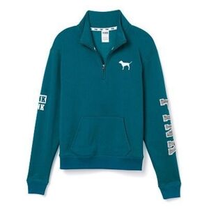 VS Pink Quarter Zip Sweatshirt SzS